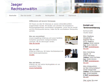 Tablet Screenshot of anwaltskanzlei-jaeger.com